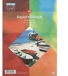 Aquarellblock 210x297mm DIN A4 24 Blatt 190g/m2