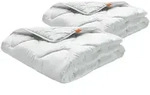 Bettdecke 135 x 200 cm, 2er Set, Ganzjahresdecke, 100% Mikrofaser, Allergiker