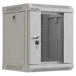 Lanberg WF11-3306-10S, Wandmontiertes Regal, 6U, 30 kg, Sperrschloss, Ablageschienen,