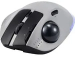 Renkforce RF-WLEM-500 Ergonomische Maus Kabellos Funk Bluetooth Optisch Grau Schwarz
