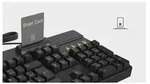 KeySonic KSK-8040U-CR Full-Size Tastatur Cardreader - Schwarz