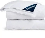 Blumtal Sommerdecke 200x220 cm - leichte Decke Sommer 200x220 cm weich - leichte