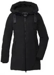 Killtec lange Damen Winter Funktionsjacke Schwarz mit Kapuze, Modell 4353200200...