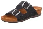 Rohde 5856 90 Damen Pantolette Rodigo 40 Schwarz, Schwarz, Gr. 35 - Schwarz - 35