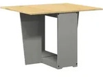 vidaXL Butterfly-Esstisch Klappbar Corona Grau Massivholz Kiefer - Grau