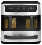 Cuisinart Tri Zone, Hei&szlig;luftfritteuse, 13,6 l, 230 &deg;C, Doppel, Schwarz, Silber,