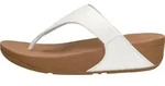 FitFlop Lulu Leather Toepost Teenslippers - Wit - Maat 40 - Wei&szlig; - 40