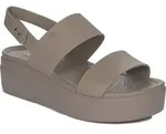 Crocs Brooklyn Low Wedge 206453-2EL Damen Sandalen Gr&ouml;&szlig;e: 36/37 - Braun -...