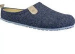 Rohde Herren Pantoffel Hausschuh Softfilz Napoli-H 6900, Gr&ouml;&szlig;e:44 EU, Farbe:Blau -