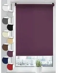 Sonello Verdunkelungsrollo Klemmfix ohne Bohren 100 x 150 Violett Verdunklungsrollo