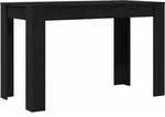 vidaXL Esstisch Schwarz Eichen-Optik 120x60x76 cm Holzwerkstoff - Schwarz