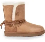 Ugg Classic Bailey Tie-laars Chestnut - Dames Laarzen - 1171530-CHE - Wei&szlig;/Braun -