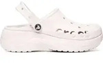 Crocs Damen Schuhe f&uuml;r Freizeit und Alltag im Clogs-Stil aus Kunststoff in Wei&szlig; -
