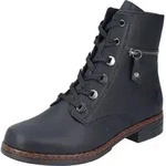Rieker Damen-Schn&uuml;rstiefelette Schwarz, Farbe:schwarz, EU Gr&ouml;&szlig;e:36 - Schwarz - 36