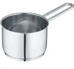 Stieltopf 10 und 12 cm, Edelstahl, poliert - b.mini - Silber