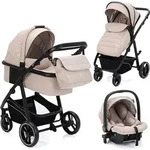 Fillikid 3-1 Kombi-Kinderwagen-Set Fill Jaguar mit - Beige
