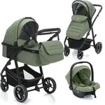 Fillikid 3-1 Kombi-Kinderwagen-Set Fill Jaguar mit - Gr&uuml;n