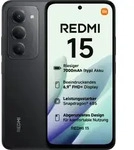 Xiaomi Redmi 15 Mitternachtsschwarz 6 Gigabyte 128 Gigabyte - Schwarz