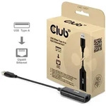 CLUB3D CAC-1421, USB Type-A, RJ45, 0,245 m, Schwarz - Schwarz
