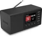 Hama DR1001, Pers&ouml;nlich, Digital, DAB, DAB+, FM, 5 W, TFT, 10,9 cm (4.3") - Schwarz