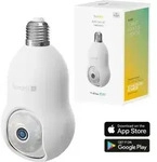 Hombli smarte outdoor Kamera, Bulb Cam 4K, wei&szlig; - Wei&szlig;