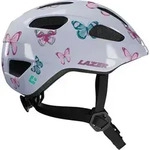 LAZER Kinder-Fahrradhelm Nutz 2.0 KinetiCore, Butterfly - Wei&szlig;