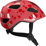 LAZER Kinder-Fahrradhelm Nutz 2.0 KinetiCore, Little Hearts - Rot
