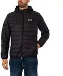 EA7 Gewebte Daunenjacke, Schwarz L - Schwarz - L
