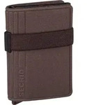 Secrid Geldb&ouml;rse Bandwallet LIBA 10 x 6.5 x 2 - Braun