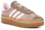 Adidas Gazelle Bold W In Braun Rosa F&uuml;r Frauen - 5.5 UK - 38 2/3 EU - 7 US / Braun