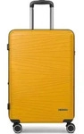 Franky Dallas 3.0 4 Rollen Trolley M 65 cm mit Dehnfalte - Gelb
