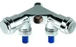 GROHE WAS-Doppelventil 41020 Einfach Design-Griff DN15 R&uuml;ckflussverh. chrom