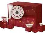 Villeroy & Boch Adventkalender Christmas Toys BHT 40x15x48.50 cm rot - Bunt