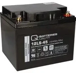 Q-Batteries 12LS-45 12V 45Ah Blei-Vlies-Akku / AGM VRLA mit VdS