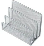 helit Briefst&auml;nder Mesh H2518300 14x7x9,7cm 3F&auml;cher Metall silber