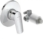 Duravit Duravit No.1 Einhebel-Brausemischer Unterputz Chrom Hochglanz 115x83x128 mm ,
