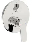 Hansa EHM Fertigmontageset f&uuml;r Wanne/Brause HANSABASIC 8055 Rosette rund Chrom -