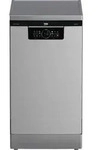 Beko BDFS26040XQ, Freistehend, Single (45 cm breit), Edelstahl, Tasten, Schublade,