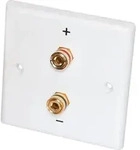 Dynavox Luispreker -Wandplatte - 1 -Fach - Vergoldet - 85X85Mm - Wei&szlig; - Wei&szlig;