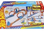 Hot Wheels Track Builder Track Creator Dreifach-Looping-Pack und Spielzeugauto im