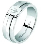 Maserati - JM422AVD12023 - Ring - Herren - ICONIC - Weite 63 - Silber