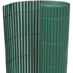 vidaXL Gartenzaun Doppelseitig 90x400 cm Gr&uuml;n - Gr&uuml;n