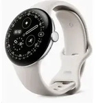 Google Pixel Watch 4, AMOLED, Touchscreen, 32 GB, WLAN, GPS, 31 g - Silber/Beige