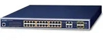 PLANET GS-4210-24P4C, Managed, L2/L4, Gigabit Ethernet (10/100/1000), Power over