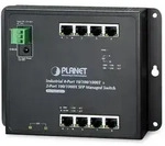 PLANET Industrial 8-Port Gigabit PoE Wall-mount Switch & 2-Port SFP Uplink, managed