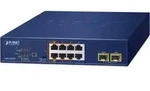 Planet 8-Port PoE+ Desktop Switch GSD-1022UP - Blau