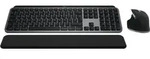 Logitech MX Keys S Combo for Mac, Kabellos, RF Wireless + Bluetooth, Scherenschalter,