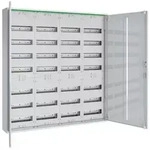 ABN Feldverteiler AP T:160mm mit Vollt&uuml;r 4x7-reihig Komplettschrank REG ABNRM407R01