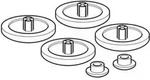 Keramag Sitzdeckelpuffer - 598094000