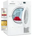 Exquisit W&auml;rmepumpentrockner TWP5803-030 weiss | 8 kg Fassungsverm&ouml;gen 